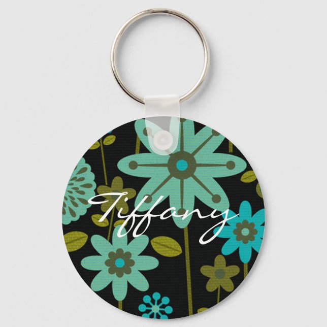 Porte-clés Porte - clé à fleurs élégant (Recto)