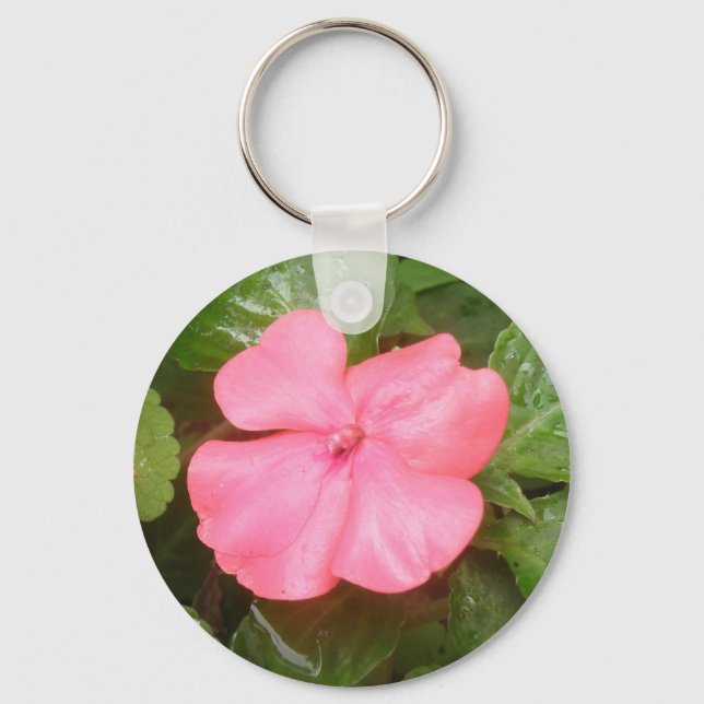 Porte-clés Porte - clé à fleurs Pink Impatiens (Recto)