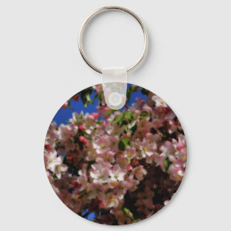 Porte-clés Porte - clé à fleurs rose printemps