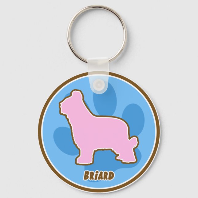 Porte-clés Porte - clé à la mode Briard (Recto)
