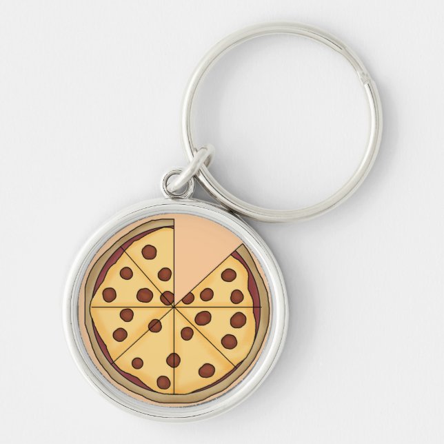 Porte-clés Porte - clé à la pizza (Devant)