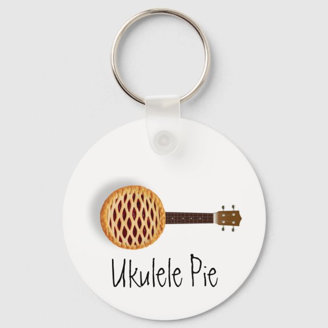 Porte-clés Porte - clé à tarte Ukulele (Recto)