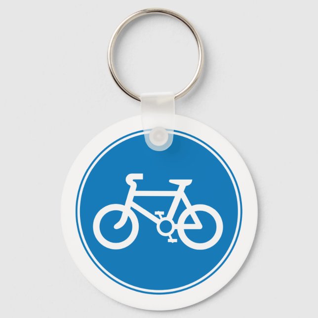 Porte-clés Porte - clé à vélos bleu (Recto)