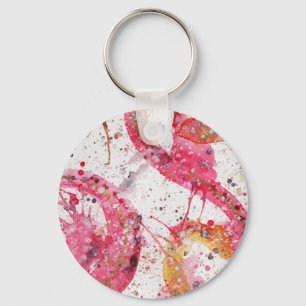 Porte-clés Porte - clé abstrait aquarelle