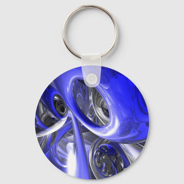 Porte-clés Porte - clé Abstrait Cerulean (Recto)