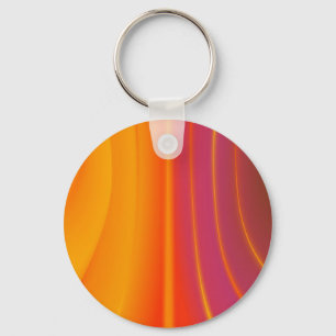 Porte-clés Porte - clé Abstrait Orange