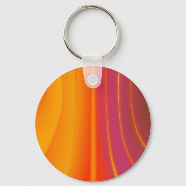 Porte-clés Porte - clé Abstrait Orange (Recto)