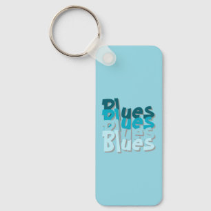 Porte-clés Porte - clé acrylique blues