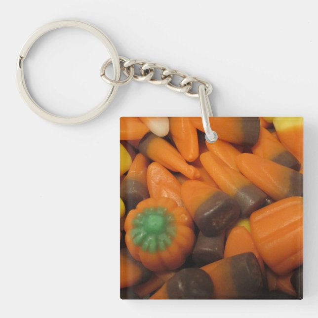 Porte-clés Porte - clé acrylique de bonbon d'automne (Devant)