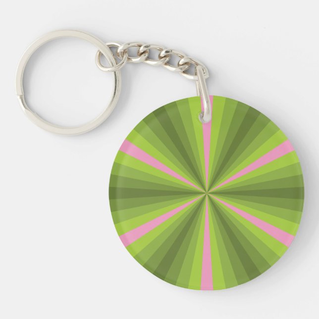 Porte-clés Porte - clé acrylique d'illusion de printemps (Devant)