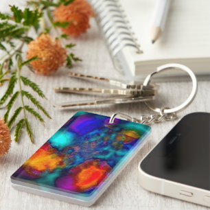 Porte-clés porte - clé acrylique double face "chaud, chaud, 