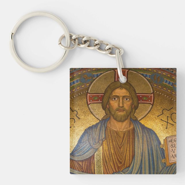 Porte-clés Porte - clé acrylique Jésus Christ IC XC (Devant)
