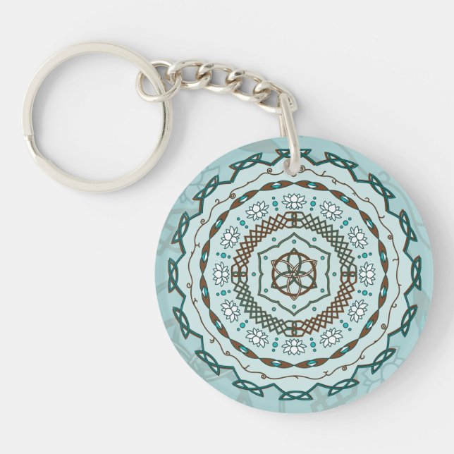 Porte-clés Porte - clé acrylique Lotus Weave (Devant)