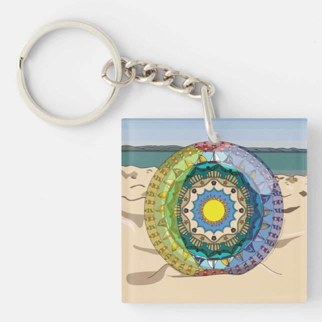 Porte-clés Porte - clé acrylique Sunshine (Devant)
