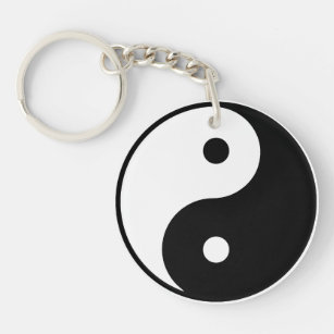 Porte-clés Porte - clé acrylique Yin Yang