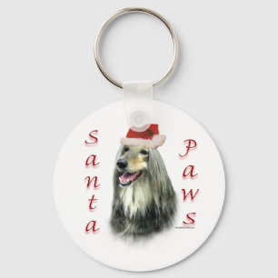 Porte-clés Porte - clé Afghan Père Noël Paws