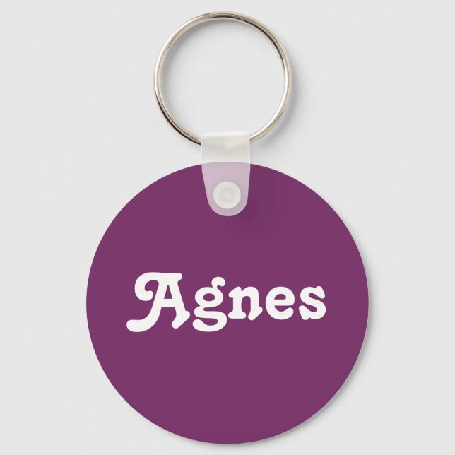 Porte-clés Porte - clé Agnes (Recto)
