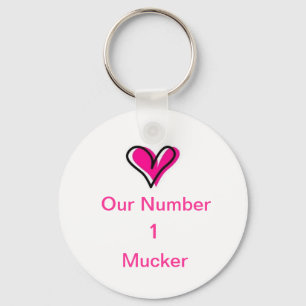Porte-clés Porte - clé Aimez notre Mucker Numéro 1