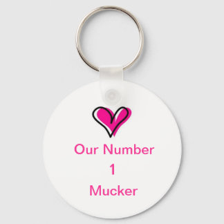 Porte-clés Porte - clé Aimez notre Mucker Numéro 1