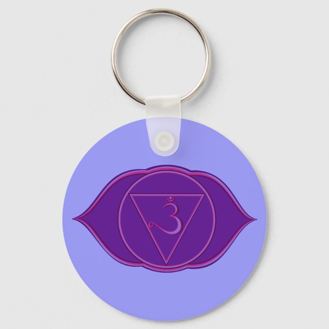 Porte-clés Porte - clé Ajna Chakra (Recto)