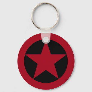 PORTE-CLÉS PORTE - CLÉ ALBANAIS D'ÉTOILE DE L'ARMÉE DE L'A
