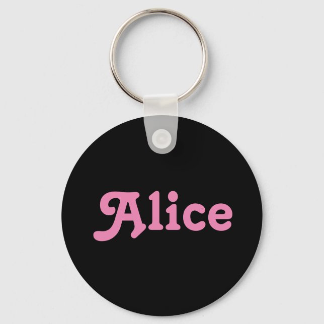 Porte-clés Porte - clé Alice (Recto)