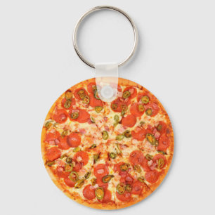 Porte-clés Porte - clé alimentaire Pizza