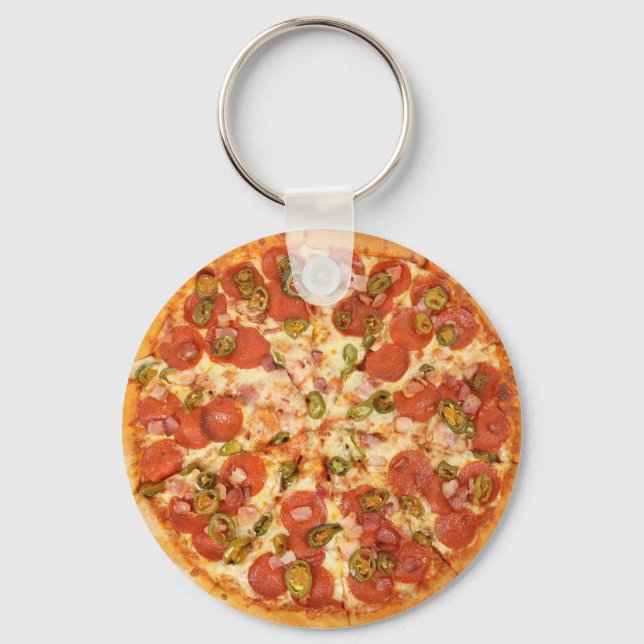 Porte-clés Porte - clé alimentaire Pizza (Recto)