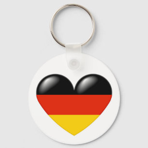 Porte-clés Porte - clé allemand de coeur - Deutsche Herz