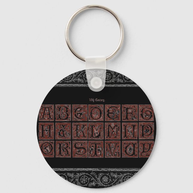 Porte-clés Porte - clé alphabet (Recto)