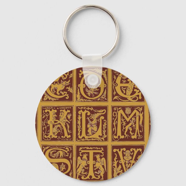 Porte-clés Porte - clé alphabet (Recto)