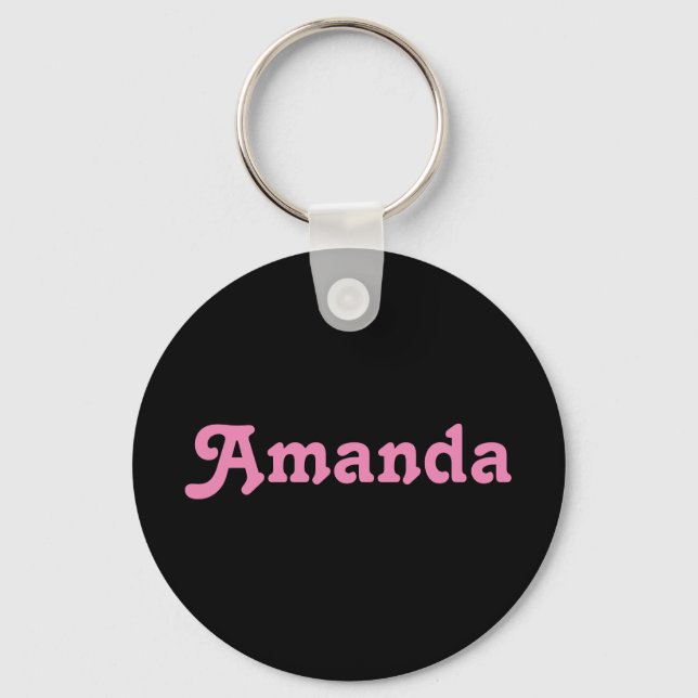Porte-clés Porte - clé Amanda (Recto)