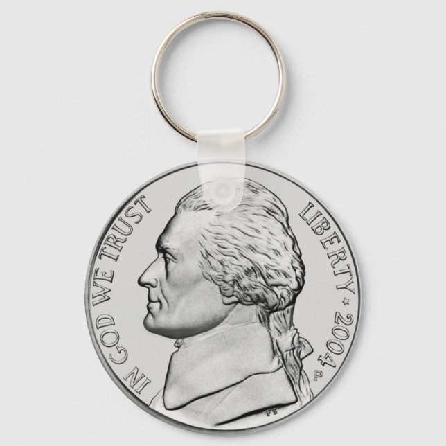 Porte-clés Porte - clé américain Nickel. (Recto)