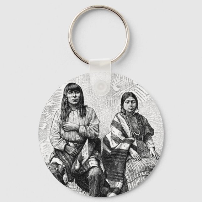 Porte-clés Porte - clé amérindien (Recto)