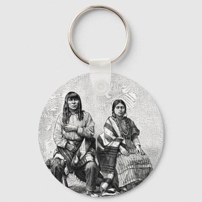 Porte-clés Porte - clé amérindien (Recto)