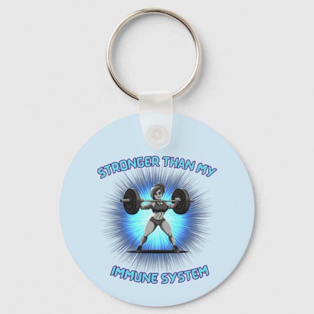 Porte-clés porte - clé amusant pour une personne atteinte de  (Recto)