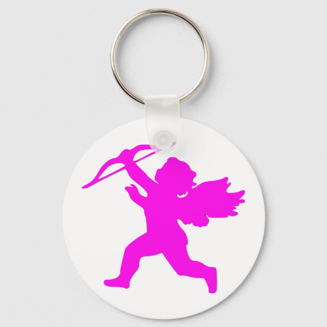 Porte-clés Porte - clé Angel fille rose (Recto)