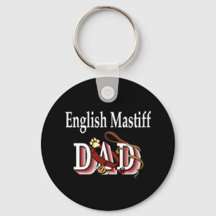 Porte-clés porte - clé anglais de papa de mastiff