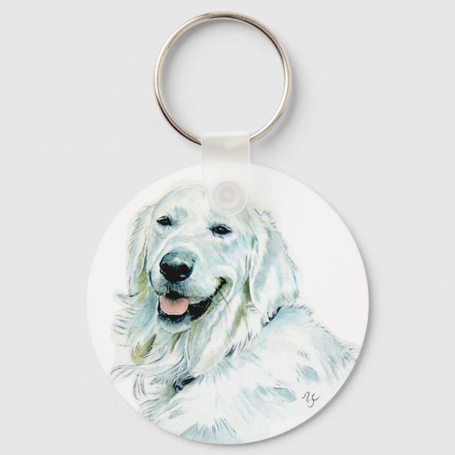Porte-clés Porte - clé anglais Golden Retriever (Recto)