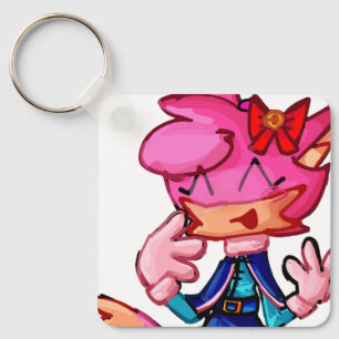 Porte-clés Porte - clé animal Anthro rose