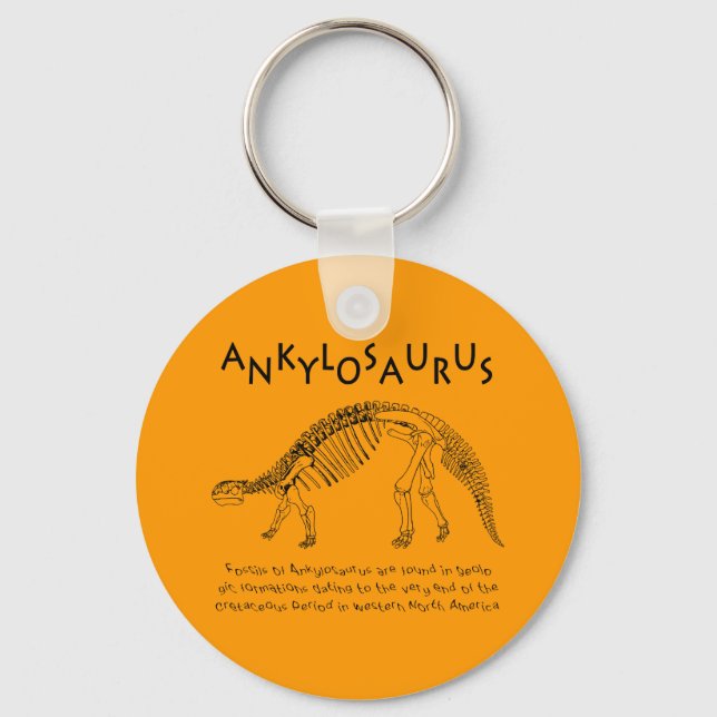 Porte-clés Porte - clé Ankylosaurus (Recto)