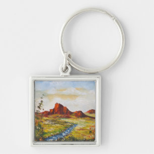 Porte-clés Porte - clé Ann Hayes Peinture Red Rock Canyan