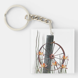 Porte-clés Porte - clé antique de roues