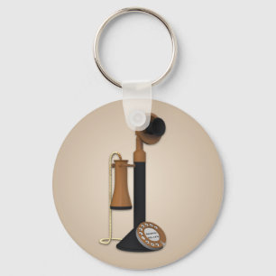 Porte-clés Porte - clé antique vintage de téléphone
