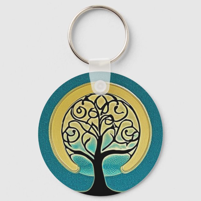 Porte-clés Porte - clé Aqua Tree of Life (Recto)