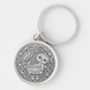 Porte-clés porte - clé Aquarius Coin