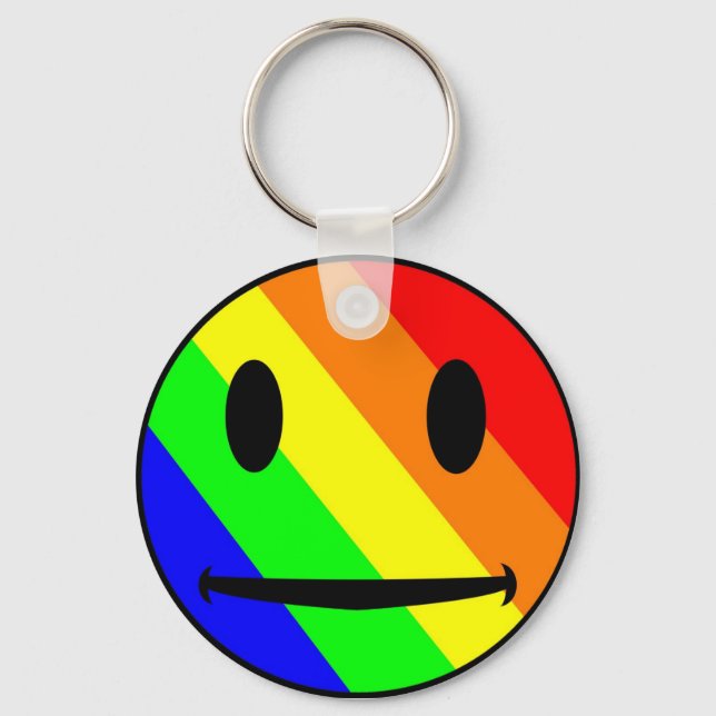 Porte-clés Porte - clé arc-en-ciel (Recto)