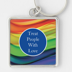 Porte-clés Porte - clé arc-en-ciel