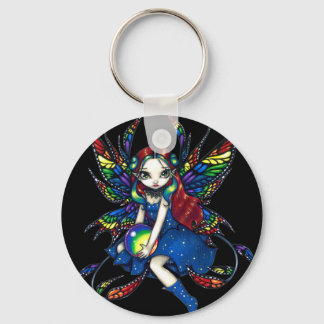 Porte-clés porte - clé "Arc-en-ciel de minuit"