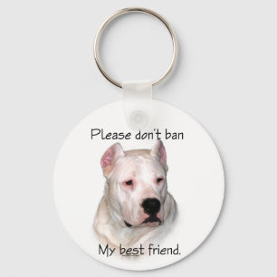 Porte-clés Porte - clé argentin anti-BSL Dogo